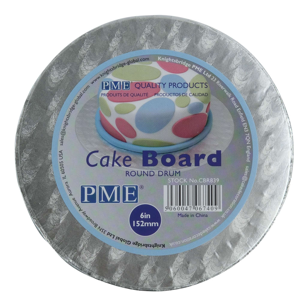 Cake Drum Redondo para Tarta de 15cm (6 Pulgadas), Grosor 11mm