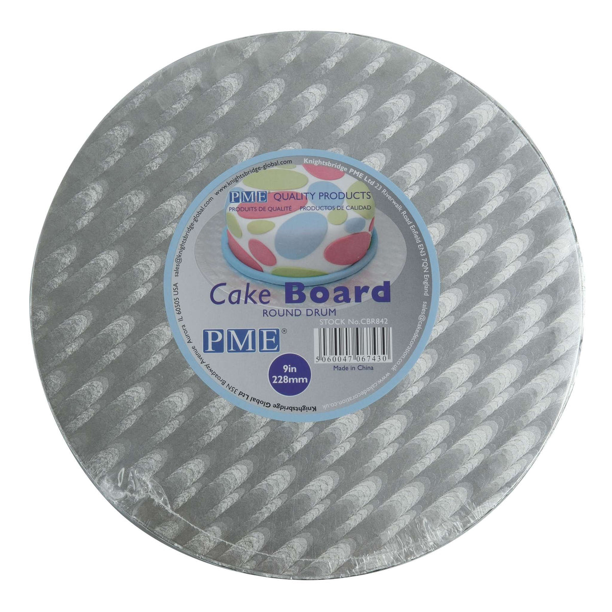 Round Premium Heavy Duty Cake Board (9" / 22.8cm)