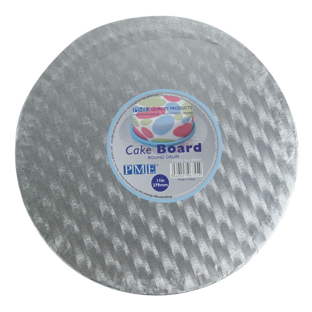 Cake Drum Redondo para Tarta de 28cm (11 Pulgadas), Grosor 11mm