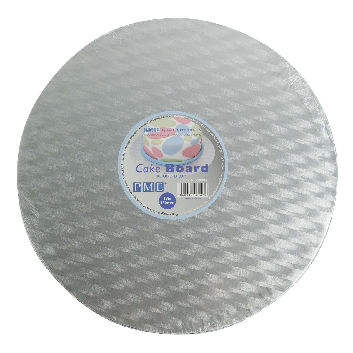 Round Premium Heavy Duty Cake Board (13" / 33.0cm)