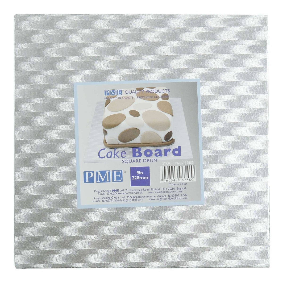 Square Premium Heavy Duty Cake Board (9" / 22.8cm)