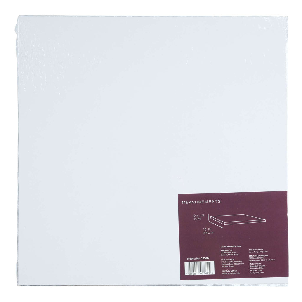 Square Premium Heavy Duty Cake Board (15" / 38cm)