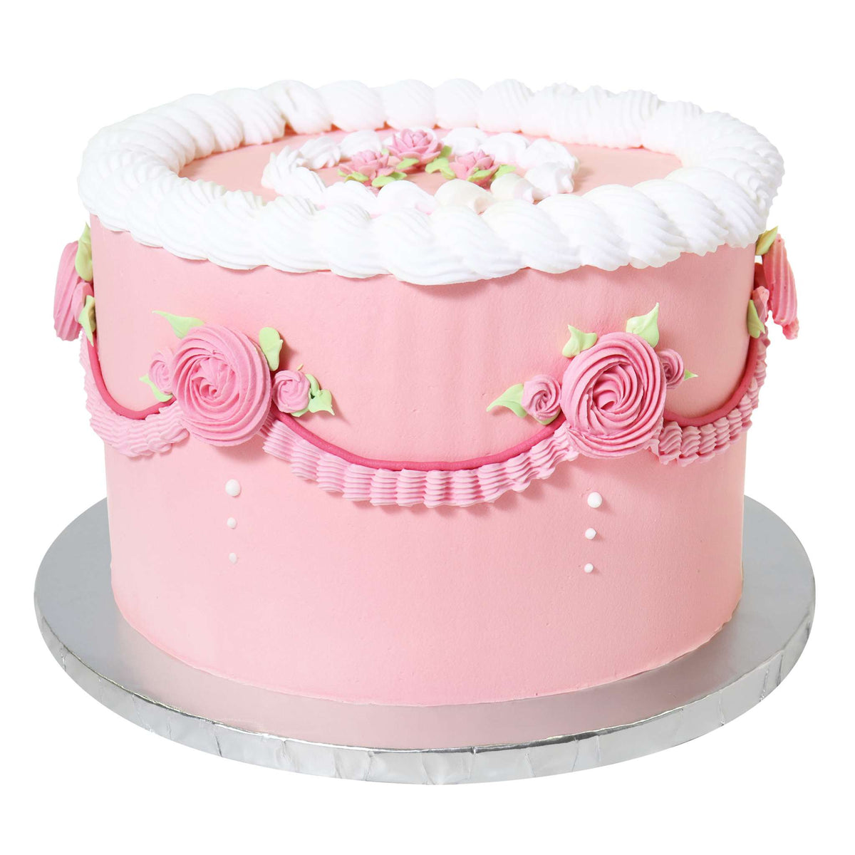 Round Wrapped Edge Silver Cake Boards - Pk/10 (25cm / 10in)