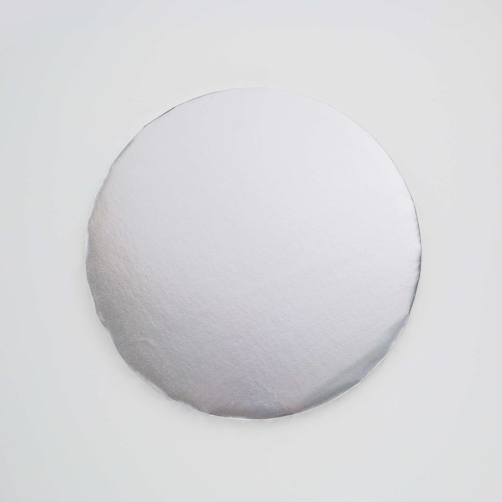 10 stuks Ronde Taartkartons met omwikkelde randen, Zilver (12" / 30cm)