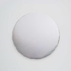 10 stuks Ronde Taartkartons met omwikkelde randen, Zilver (12" / 30cm)