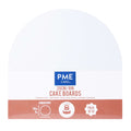Round Wrapped Edge White Cake Boards - Pk/10 (20cm / 8in)