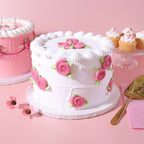 Round Wrapped Edge White Cake Boards - Pk/10 (20cm / 8in)