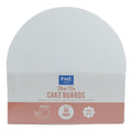 Round Wrapped Edge White Cake Boards - Pk/10 (30cm / 12in)