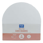 Round Wrapped Edge White Cake Boards - Pk/10 (30cm / 12in)