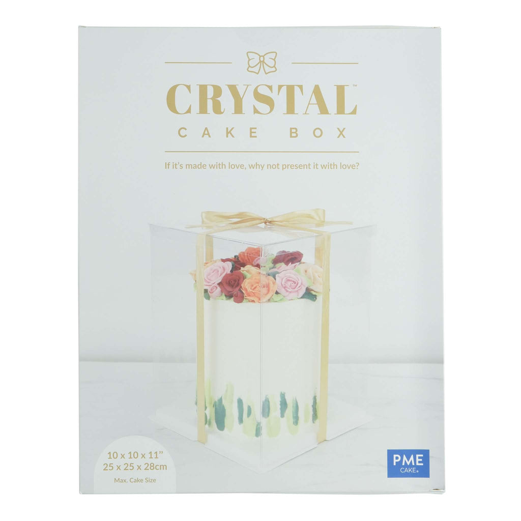 Boîte à Gâteau en CRISTAL - 10 pouces (25cm)