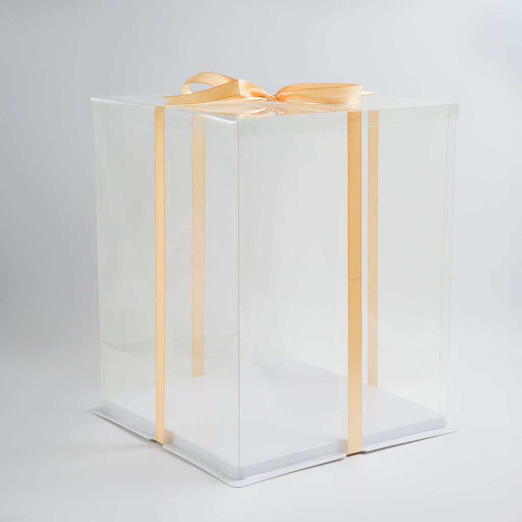Crystal Cake Box - (300 x 300 x 380mm / 12 x 12 x 15")