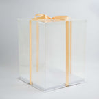 Crystal Cake Box - (300 x 300 x 380mm / 12 x 12 x 15")