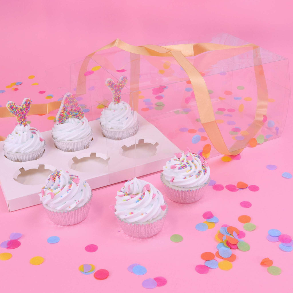 CRYSTAL Kuchenbox - 6 Cupcakes
