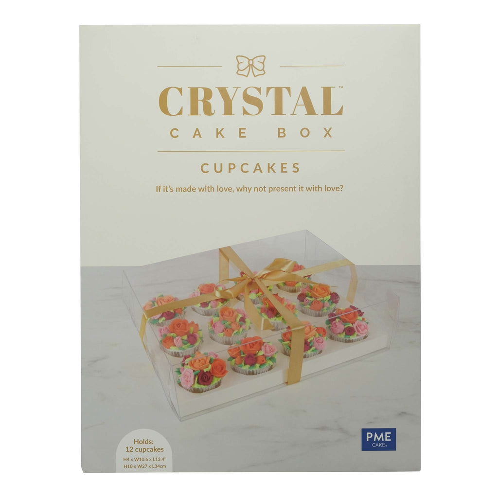 Boîte à Cupcakes en CRISTAL - 12 Cupcakes