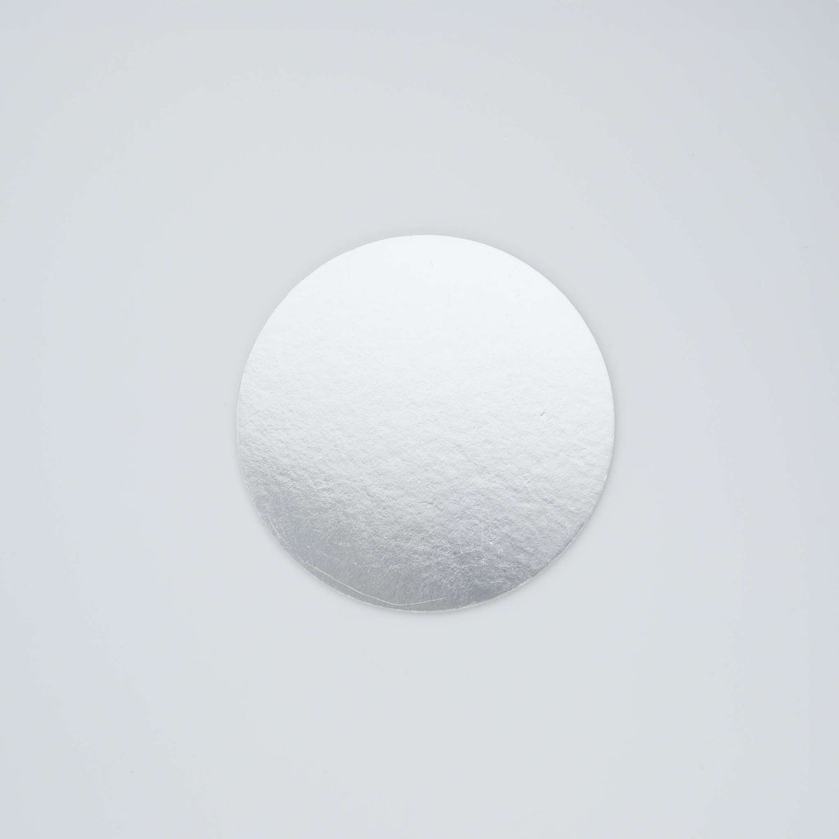 5 stuks Ronde Taartkaarten, Zilver (6" / 15cm)