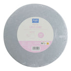 5 stuks Ronde Taartkaarten, Zilver (8" / 20cm)