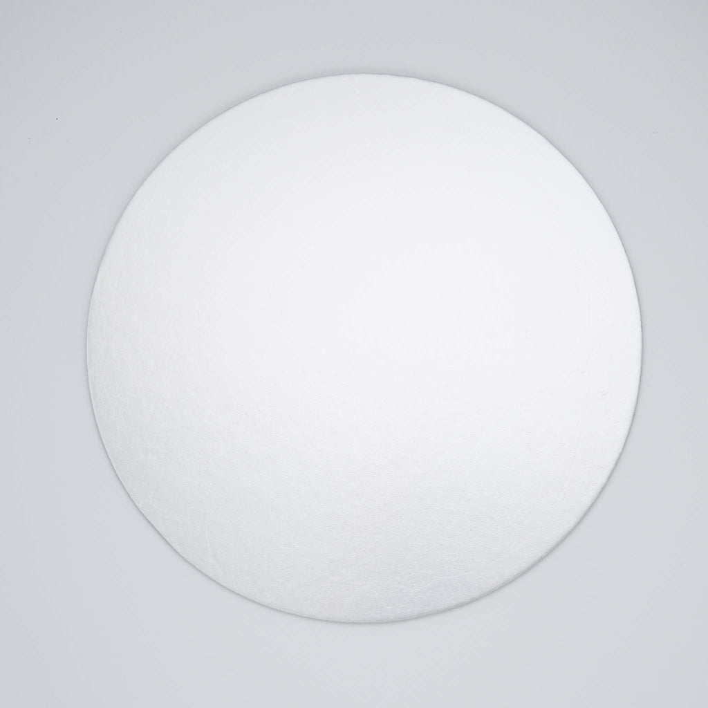 5 stuks Ronde Taartkaarten, Zilver (12" / 30cm)