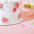 5er-set Runde Kuchenkarten, Weiß (10" / 25cm)