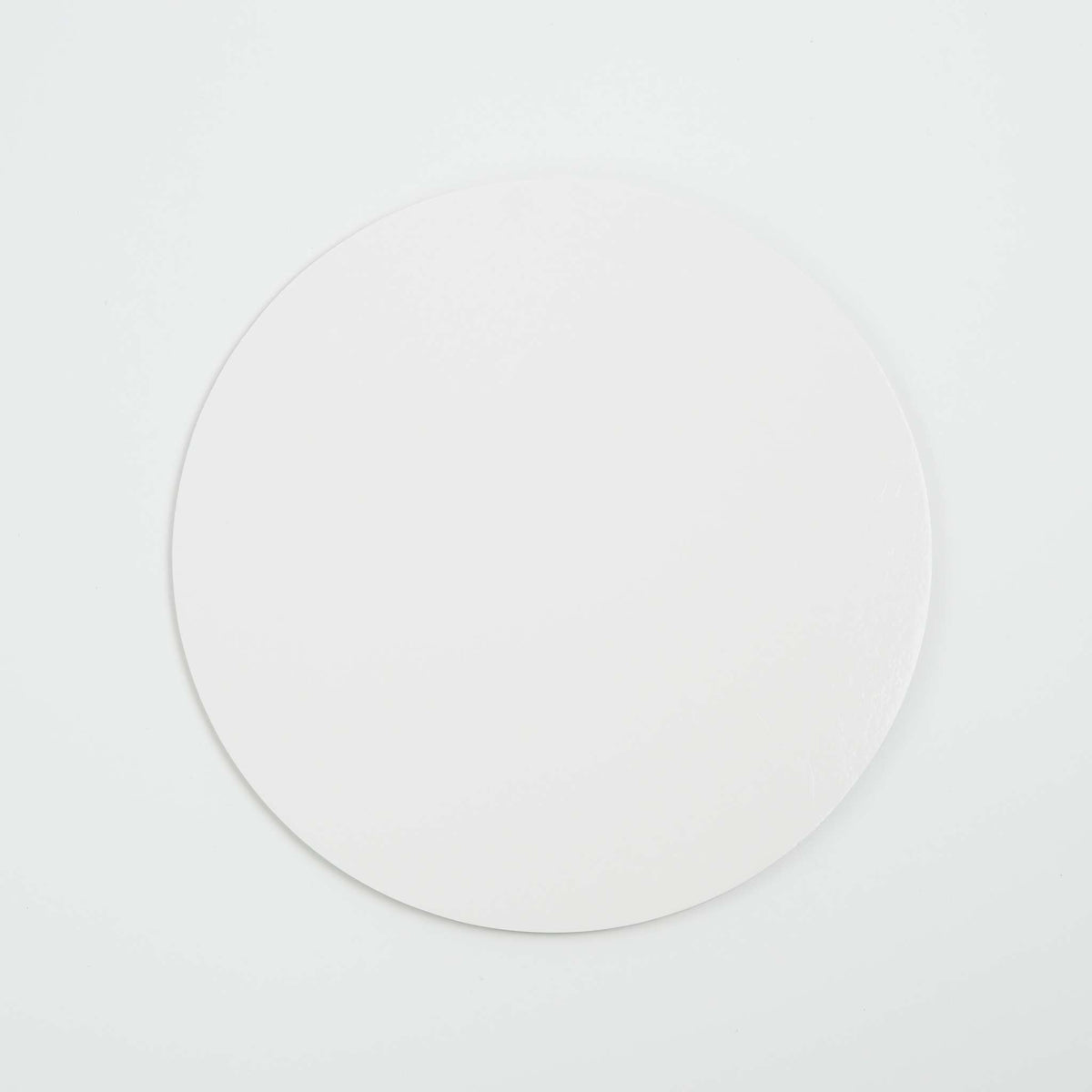 Round White Cake Cards Pk/5 30cm / 12in)