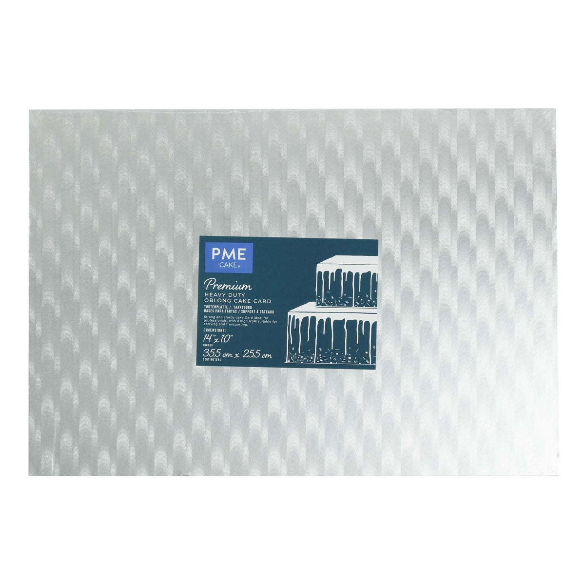 Oblong Premium Heavy Duty Cake Card (14 x 10" / 35.5 x 25.5cm)