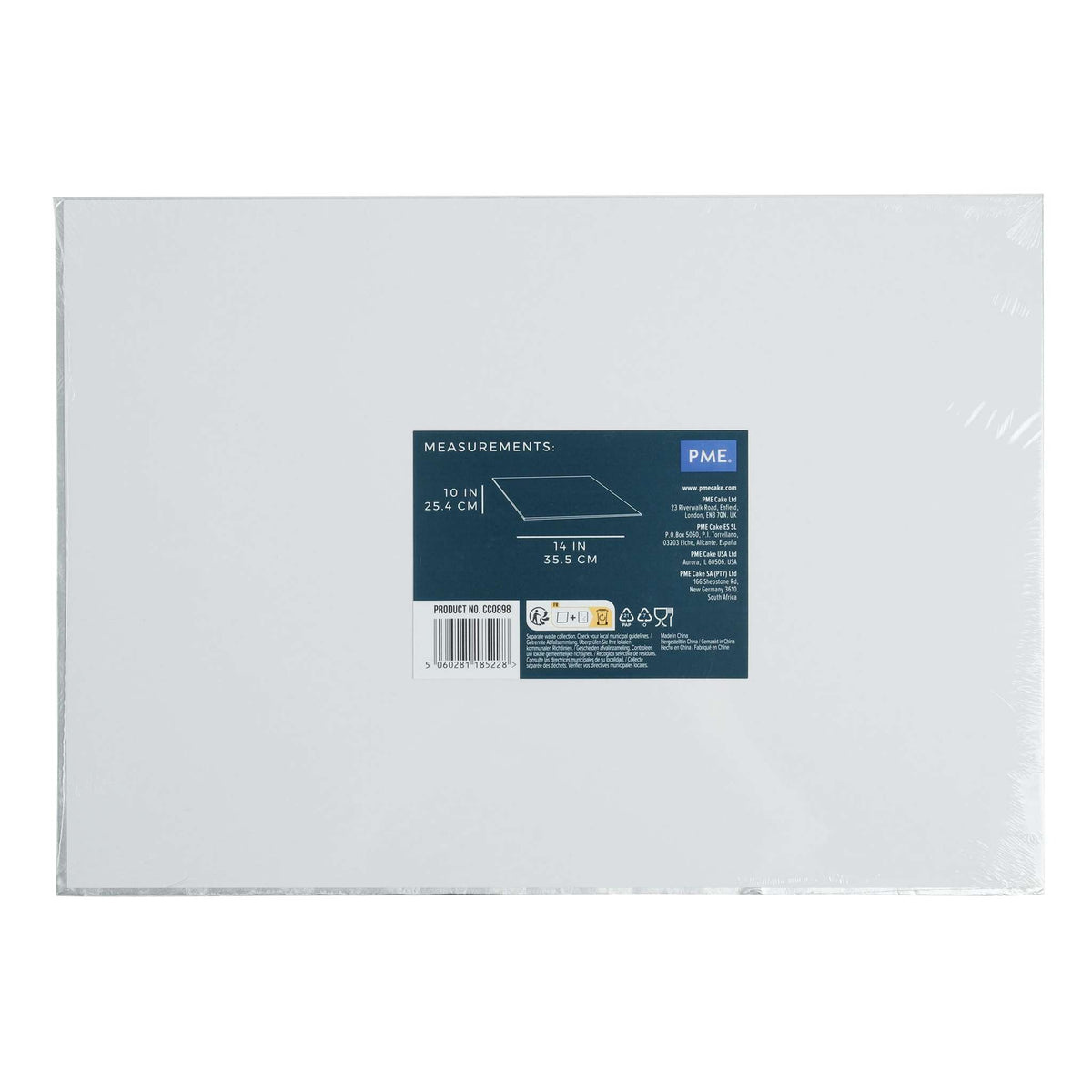 Oblong Premium Heavy Duty Cake Card (14 x 10" / 35.5 x 25.5cm)