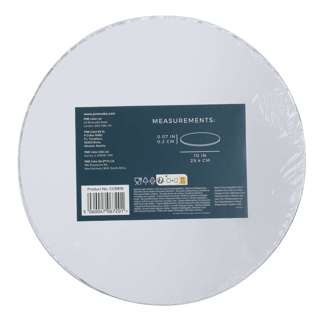Round Premium Heavy Duty Cake Card (10" / 25.4cm)