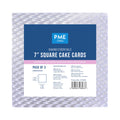 Planche à gâteau carrée Baking Essentials (178mm / 7"), ensemble de 3