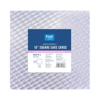 Value Square Cake Card (254mm / 10in), Set of 3
