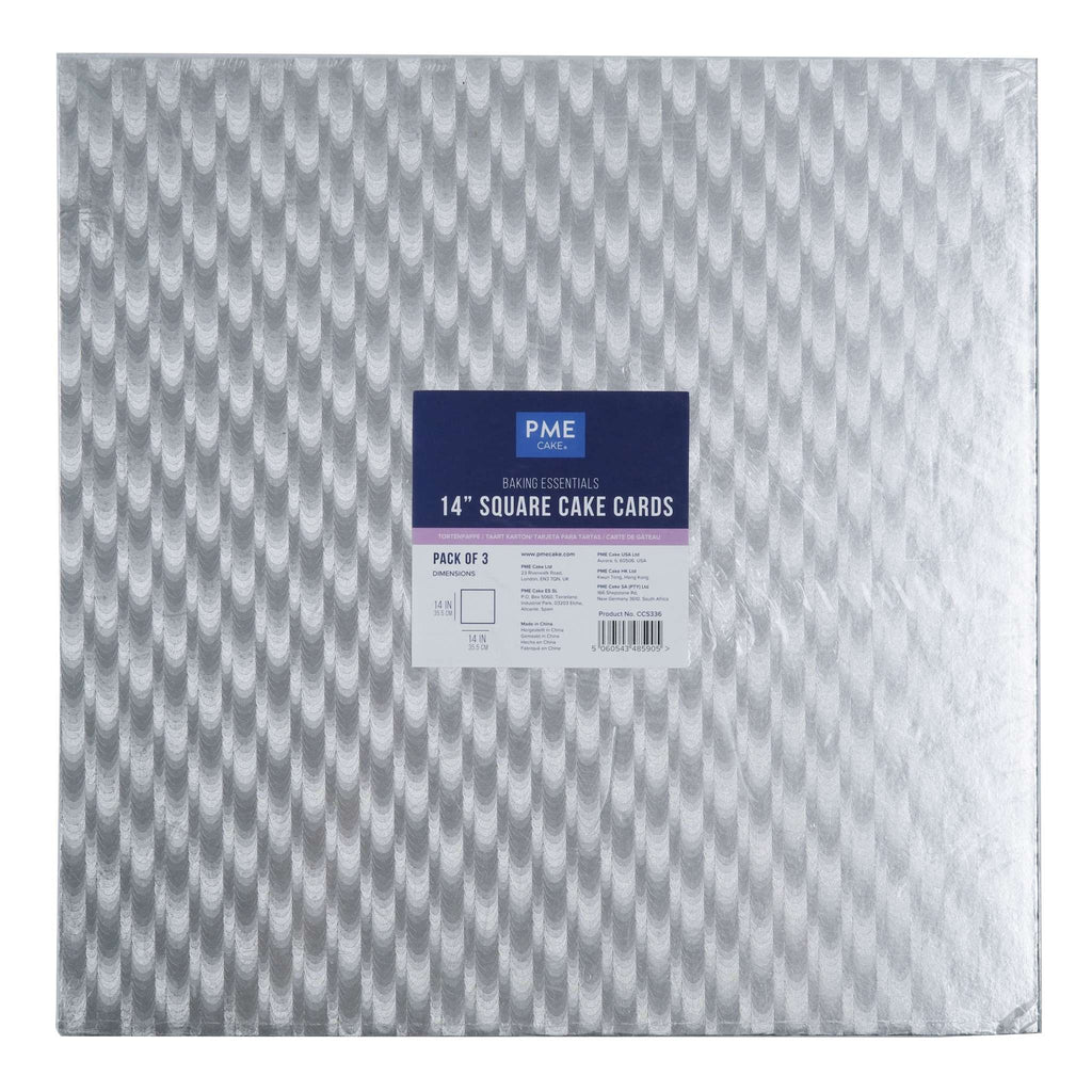 Value Square Cake Card (355mm / 14in), Set of 3