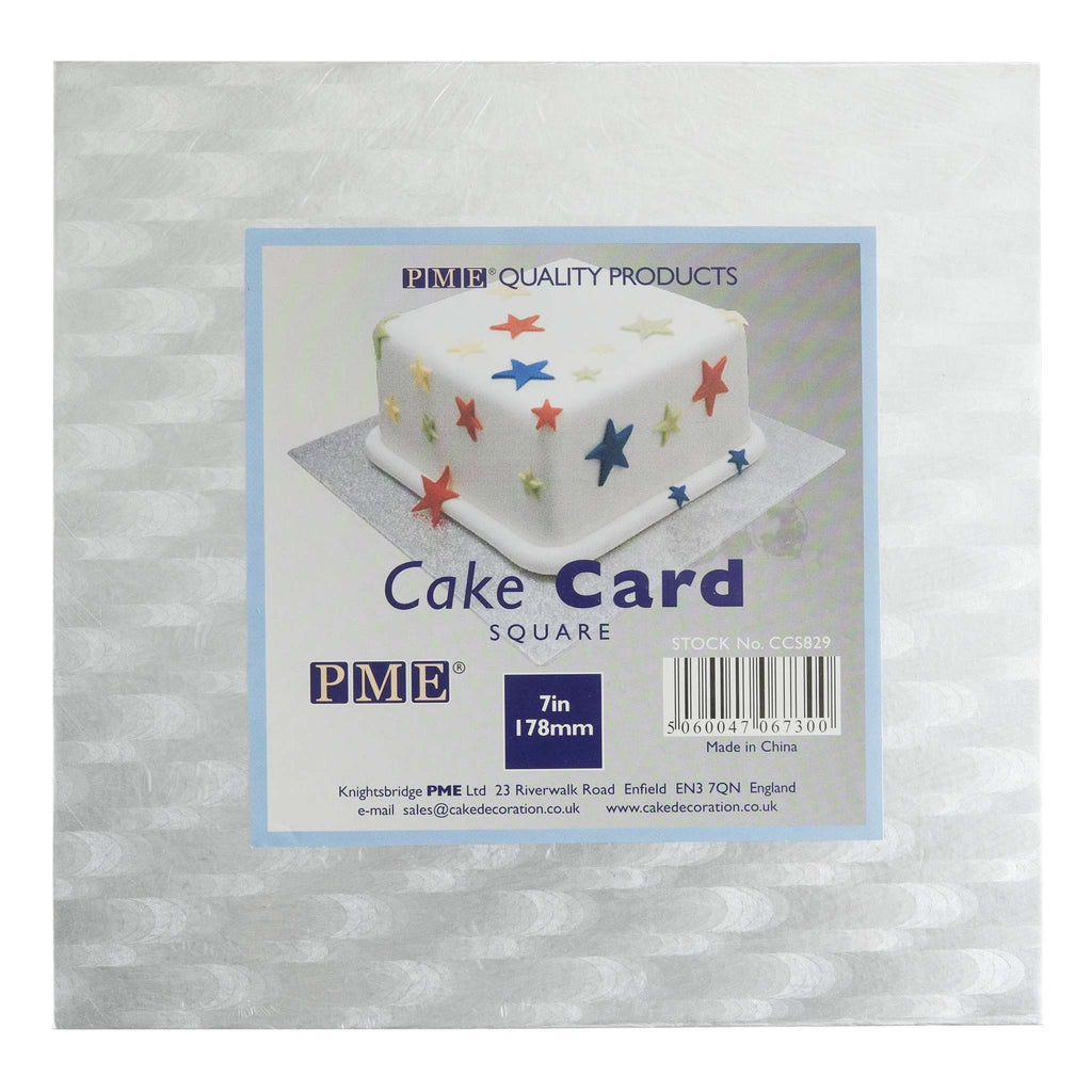 Square Premium Heavy Duty Cake Card (7" / 17.8cm)