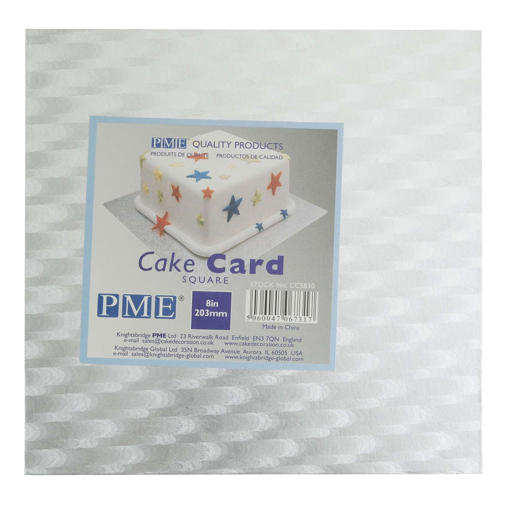 Square Premium Heavy Duty Cake Card (8" / 20.3cm)