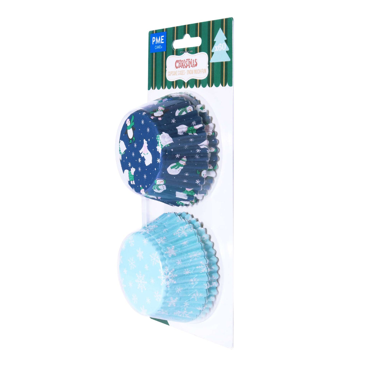Snow Much Fun Foil Lined Cupcake Cases Pk/60
