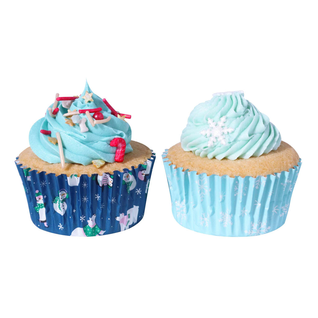 Snow Much Fun Foil Lined Cupcake Cases Pk/60
