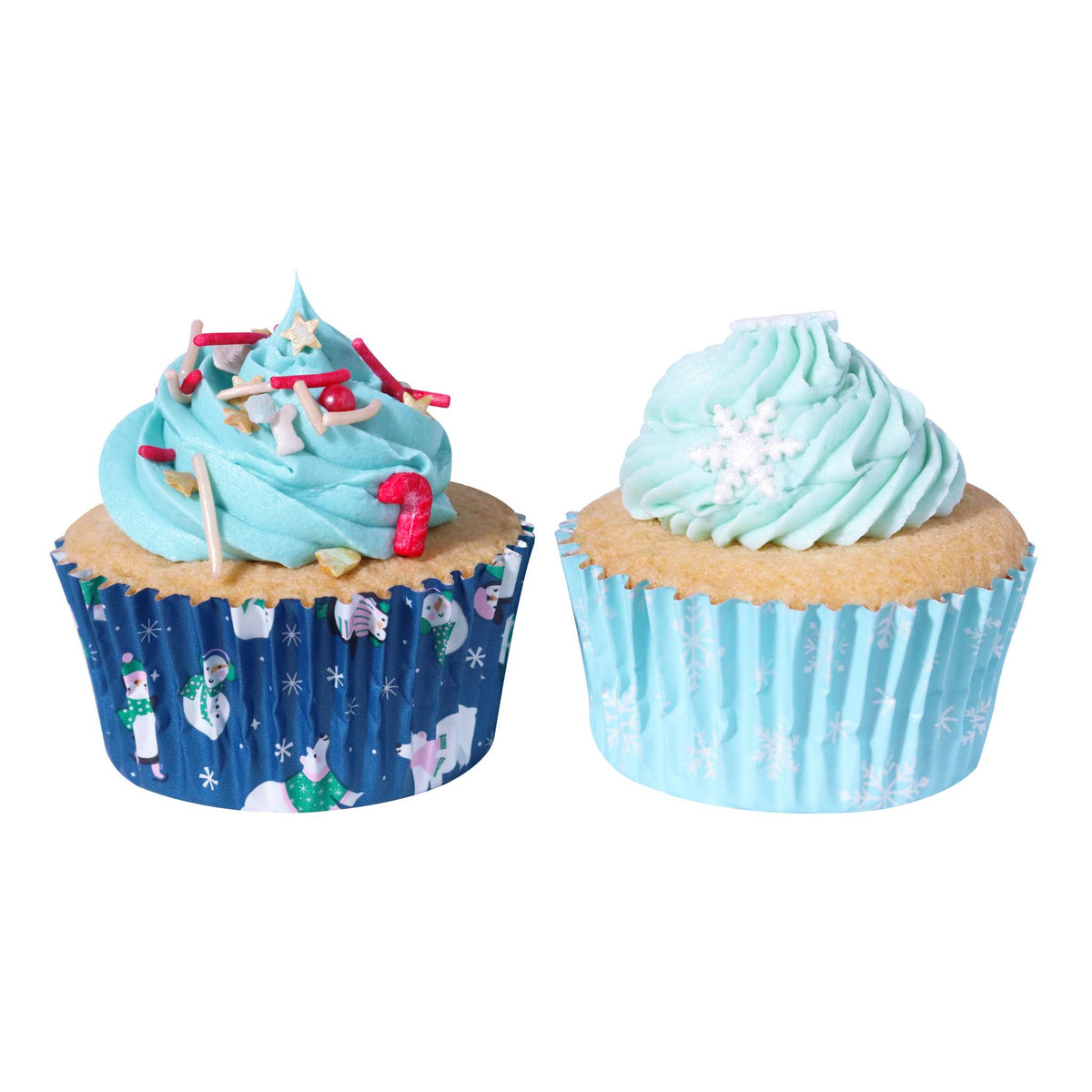 Snow Much Fun Foil Lined Cupcake Cases Pk/60