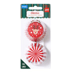 Kerst Cupcake Vormpjes met Folievoering, Rudolph - Mini Formaat (60 stuks)