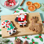 Santa's Workshop Cookie Cutters & Stamps Set Of 3