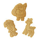 Santa's Workshop Cookie Cutters & Stamps Set Of 3