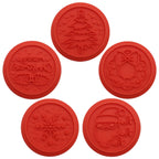Weihnachts-Kekse Prägestempel Set von 7 - Es ist Weihnachtszeit