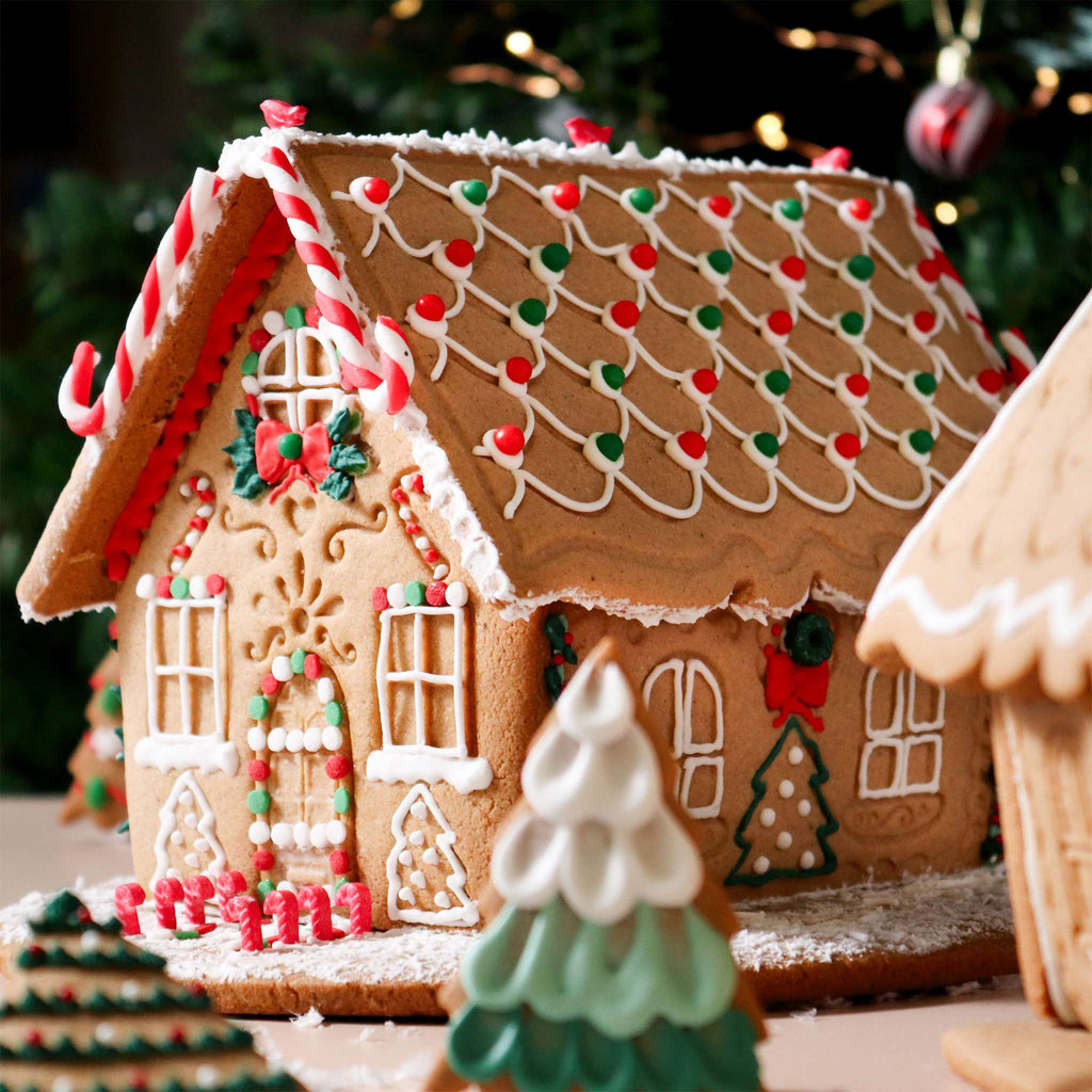 Kerst Koekjesuitstekers & Stempels - Peperkoekhuis (Set van 3)