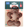 Kerst Set van 3 Koekjesuitstekers - Peperkoekman