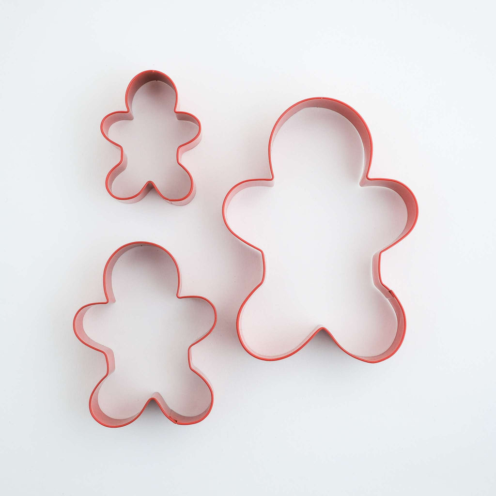 Kerst Set van 3 Koekjesuitstekers - Peperkoekman