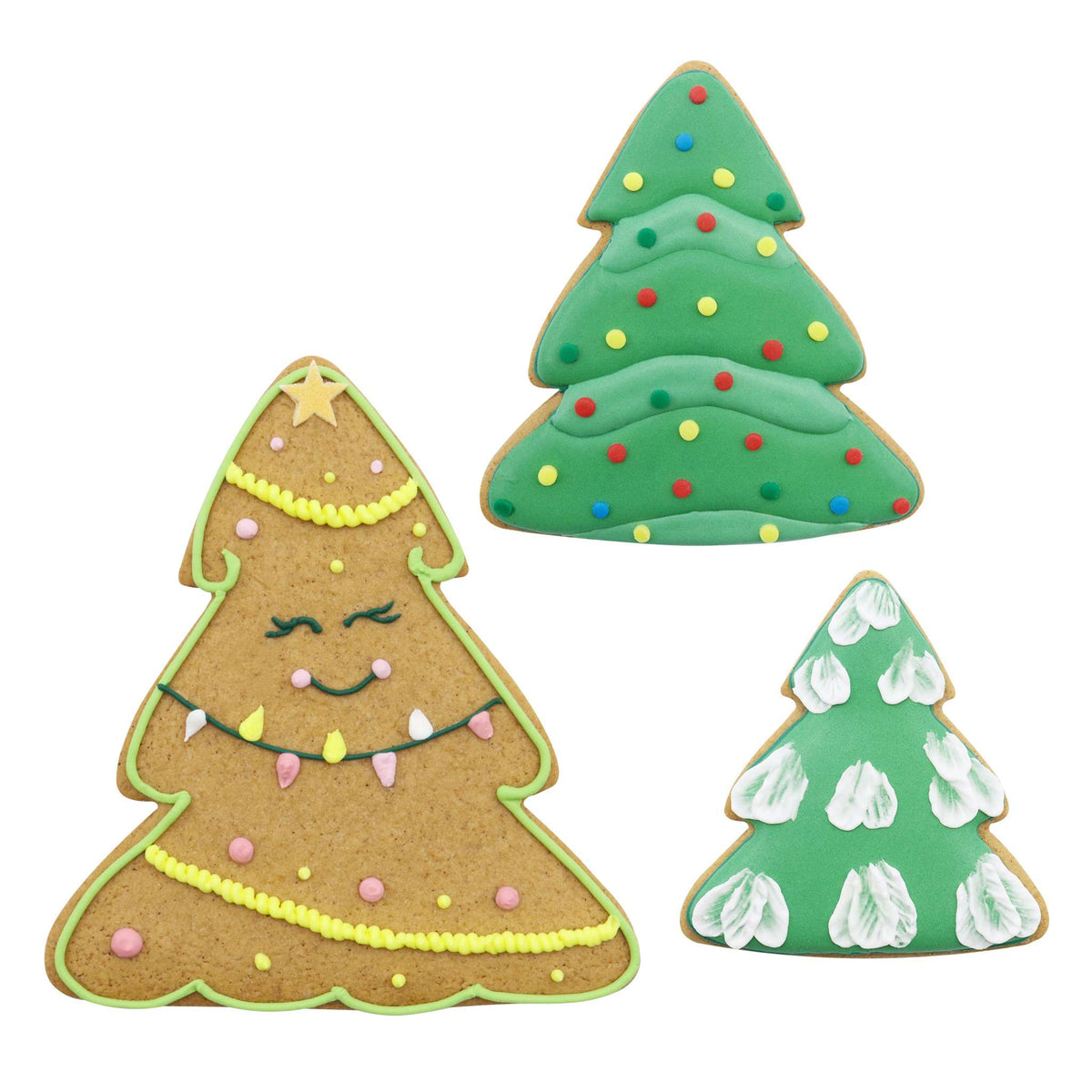 Noël Emporte-pièces - Sapins de Noël (3 pièces)