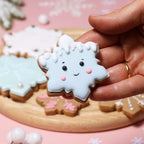 Weihnachts-Keksausstecher Set von 3 - Schneeflocken