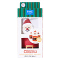 Weihnachts Cupcake-Dekorationsset - Emoji Santa (6er-Set)