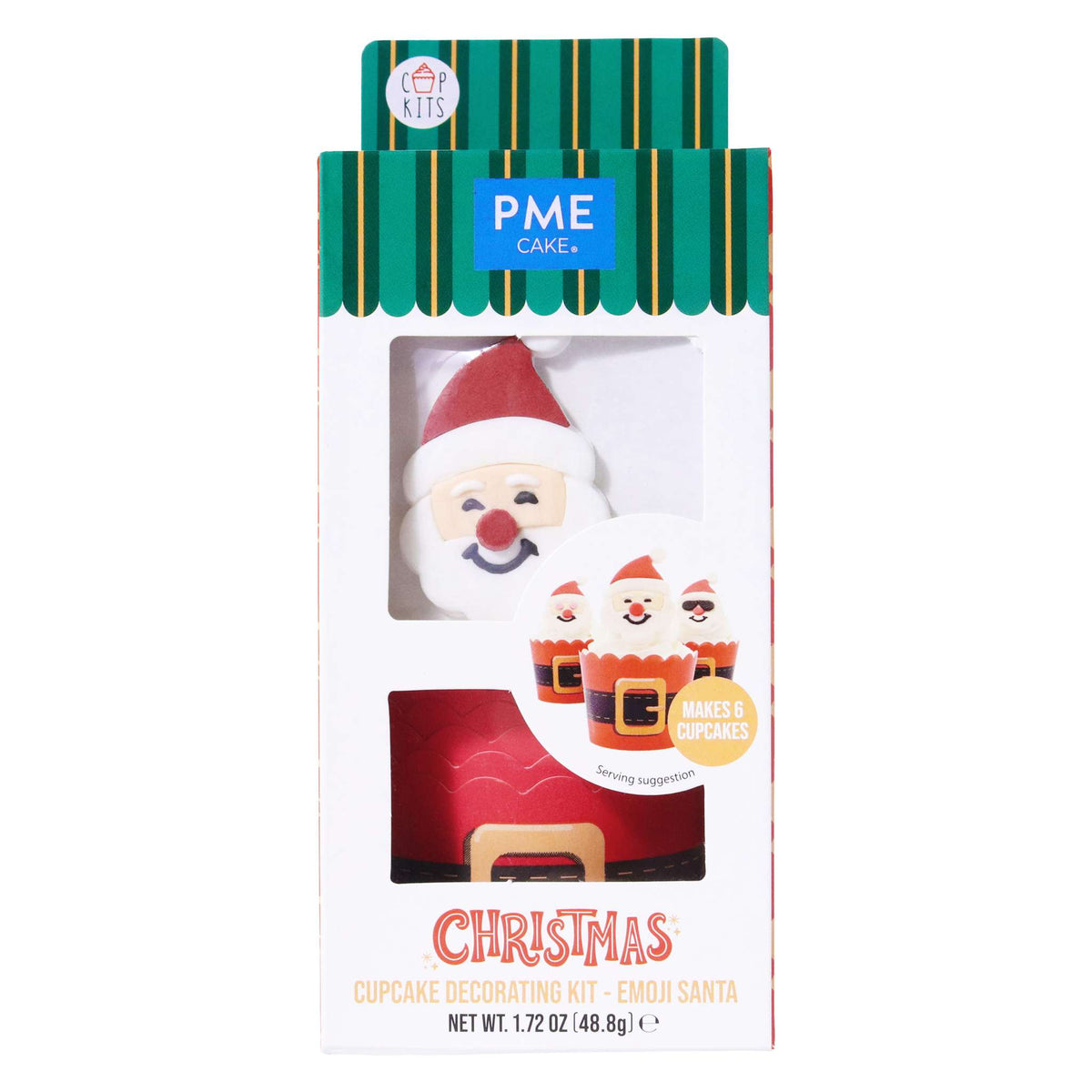 Emoji Santa Cupcake Decorating Kit  (48.8g / 1.72oz)