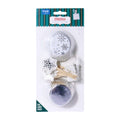 Weihnachtliche Bakförmchen & Cupcake Dekorationensset - Lass es Schneien (24er-Set)