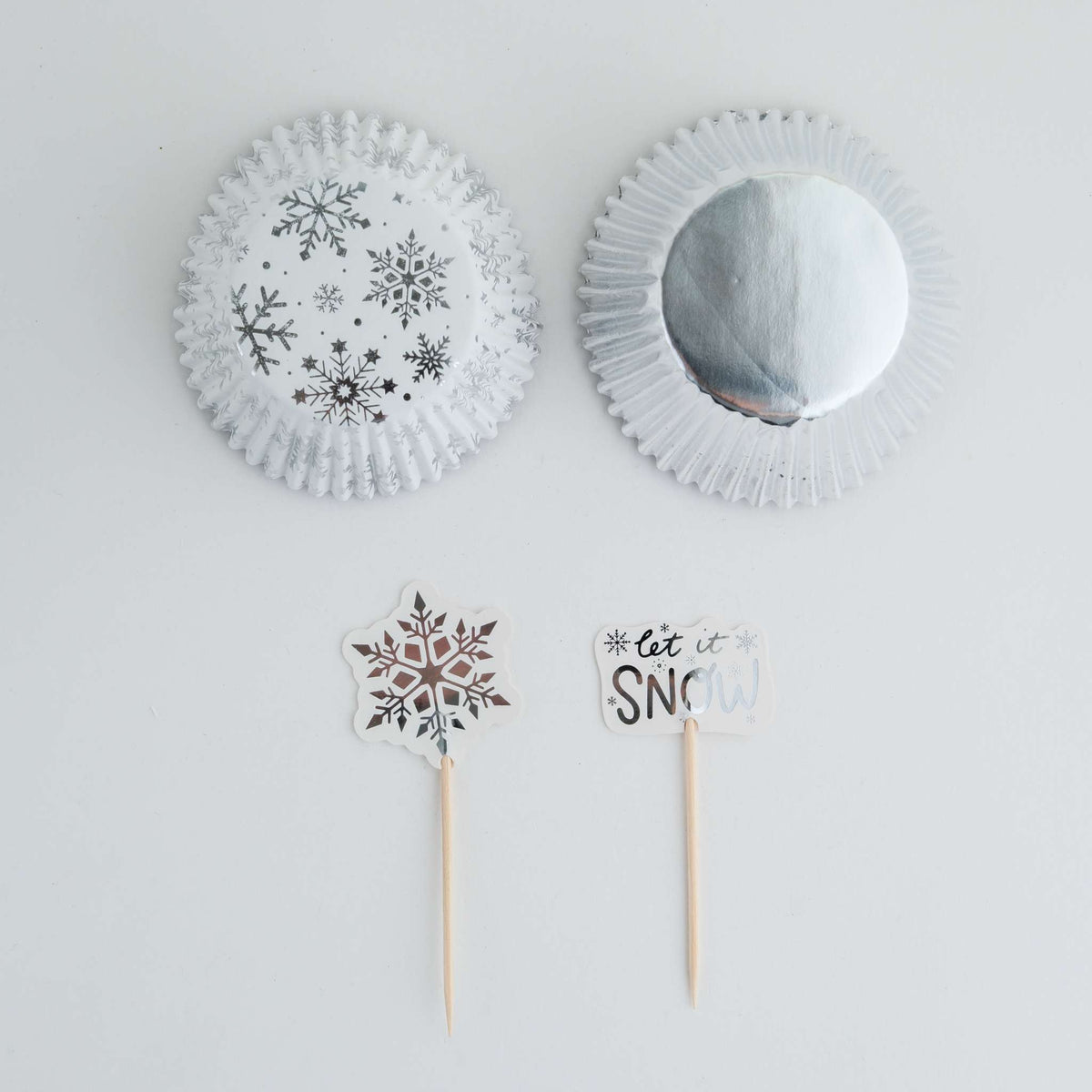Let It Snow Cupcake Set Of 24