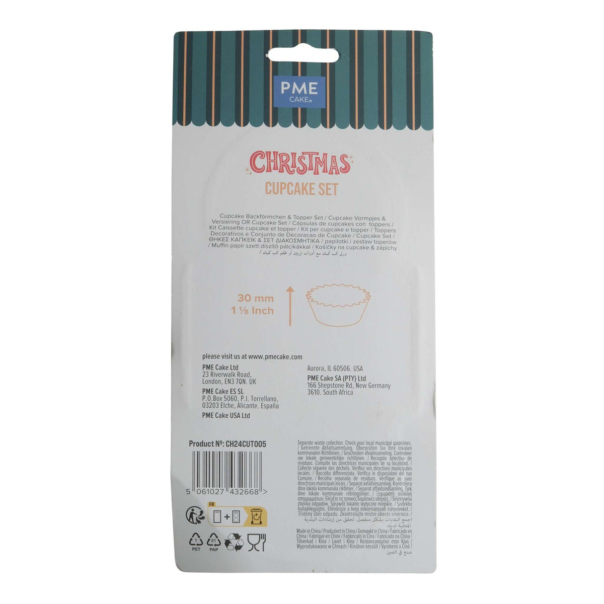 Santa's Coming To Town Cupcake Set Of 24