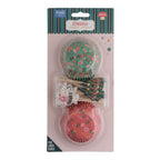 Kerst Cupcakevormpjes & Topper Set van 24 - Notenkraker