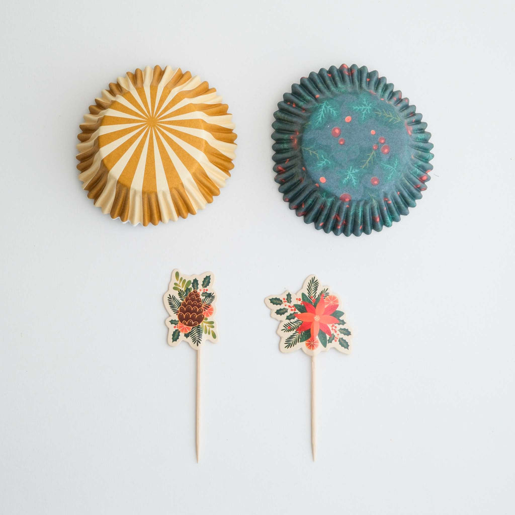 Winter Berries Cupcake Set Of 24
